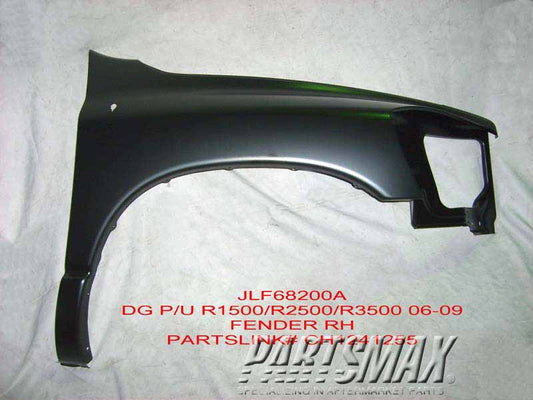 1241 | 2006-2009 DODGE RAM 2500 RT Front fender assy  | CH1241255|55276986AB