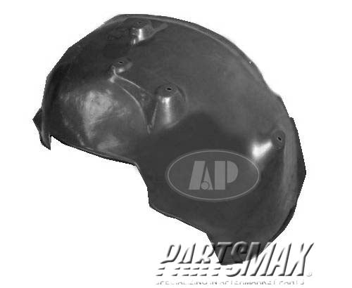 1248 | 2005-2009 DODGE RAM 3500 LT Front fender inner panel 2WD; splash shield; late design | CH1248125|55275835AI