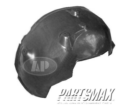 1249 | 2003-2009 DODGE RAM 2500 RT Front fender inner panel 2WD; splash shield; late design | CH1249125|55275834AI