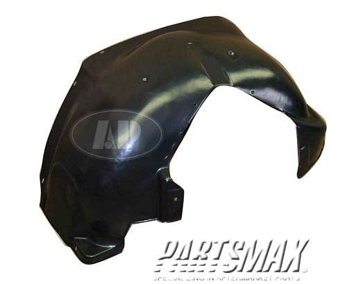 1249 | 2005-2007 JEEP LIBERTY RT Front fender inner panel gas | CH1249128|55156790AD