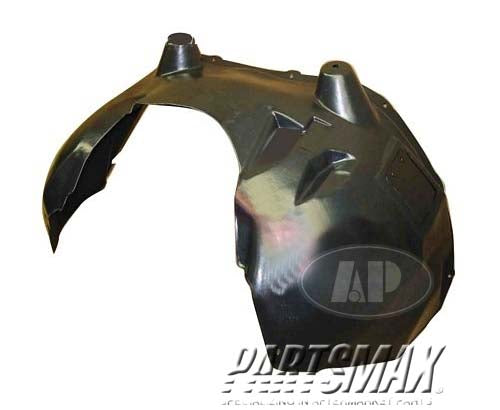 1250 | 2007-2010 JEEP COMMANDER LT Front fender splash shield all | CH1250129|55396463AC