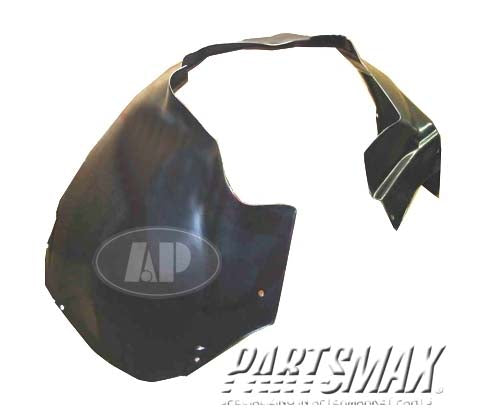 1250 | 2004-2008 CHRYSLER PACIFICA LT Front fender splash shield plastic liner | CH1250130|4857647AH