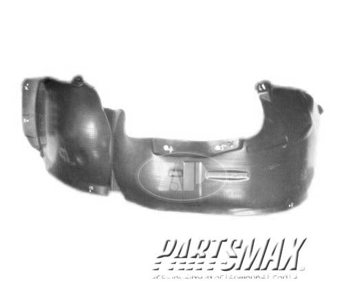 150 | 2007-2012 DODGE CALIBER LT Front fender splash shield all | CH1250131|5303867AF