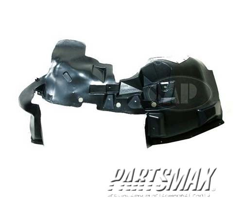 1250 | 2018-2018 JEEP WRANGLER JK LT Front fender splash shield w/Alum Pin | CH1250132|55157117AI