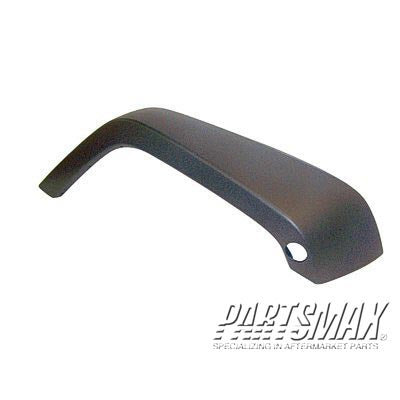 200 | 2007-2017 JEEP WRANGLER RT Front fender flare WRANGLER; Textured Black | CH1269119|5KF08RXFAI