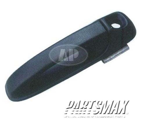 1310 | 1999-2001 JEEP GRAND CHEROKEE LT Front door handle outer Grand Cherokee Laredo; black | CH1310115|55136351AD