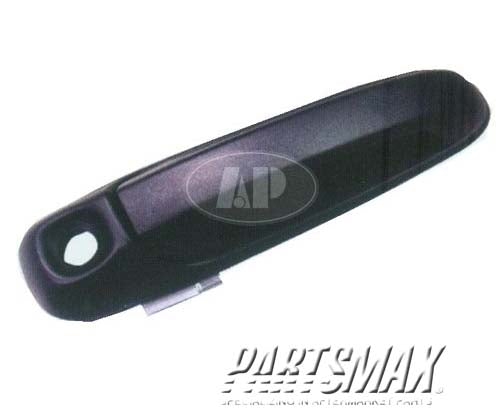 1310 | 2005-2009 DODGE RAM 1500 LT Front door handle outer R1500 MEGA CAB; Black | CH1310121|55275949AC