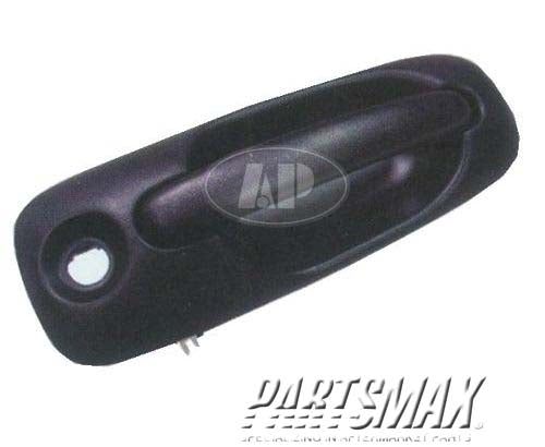 1310 | 2001-2007 CHRYSLER TOWN & COUNTRY LT Front door handle outer Textured Black | CH1310123|4717513AC