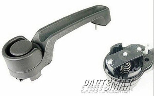 1310 | 2008-2009 JEEP LIBERTY LT Rear door handle outer RH=LH; Textured Black | CH1310155|4589164AI