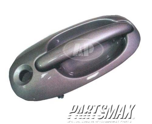 1311 | 1996-2000 PLYMOUTH VOYAGER RT Front door handle outer paint to match | CH1311109|QK02SBK