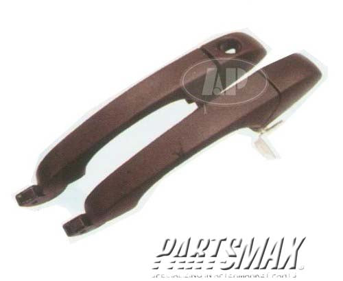 1311 | 2008-2010 JEEP COMPASS RT Front door handle outer w/o Key Hole; black; textured; plastic | CH1311146|5074194AG