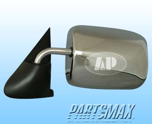 1320 | 1994-1997 DODGE RAM 1500 LT Mirror outside rear view manual; black | CH1320114|55022241