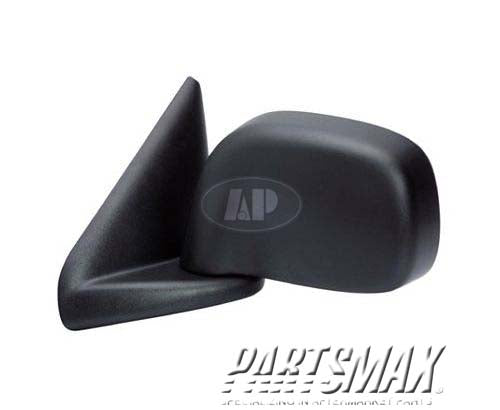 1320 | 2005-2009 DODGE RAM 3500 LT Mirror outside rear view Manual; w/o Towing Pkg; Black | CH1320202|55077439AJ