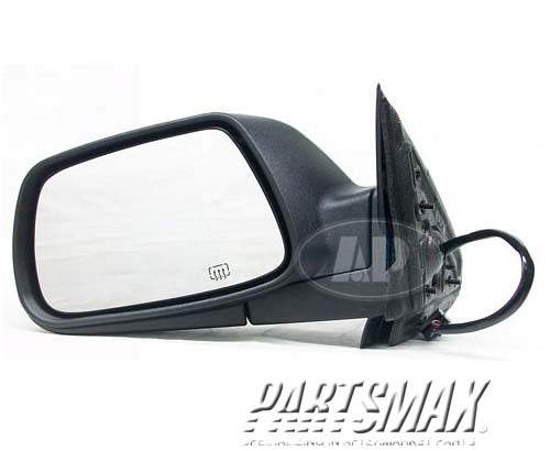 1320 | 2005-2010 JEEP GRAND CHEROKEE LT Mirror outside rear view Heated; w/o Memory; Black | CH1320246|55156453AE