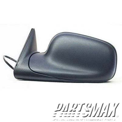 1320 | 2001-2002 DODGE DURANGO LT Mirror outside rear view Power; Folding; Non-Heated; 6x9; Textured Black | CH1320317|55077293AE