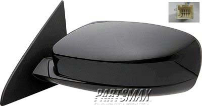 1320 | 2011-2011 CHRYSLER 200 LT Mirror outside rear view Sedan; Power; Heated; Black (Code X8); PTM; see notes | CH1320328|1SX891X8AB-PFM