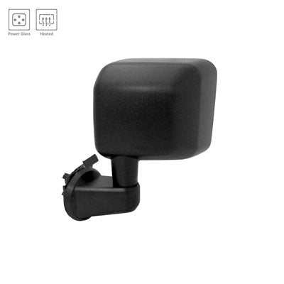 1320 | 2015-2017 JEEP WRANGLER LT Mirror outside rear view Power; Heated; Man-Folding; Textured Black | CH1320390|68249847AD