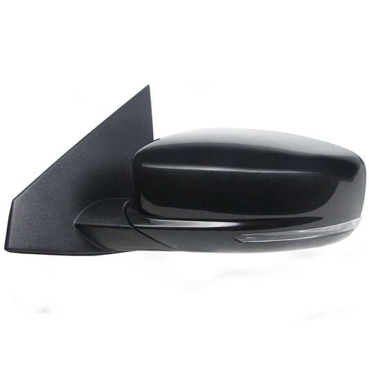 1700 | 2013-2015 DODGE DART LT Mirror outside rear view Power; Heated; w/Signal Lamp; w/Puddle Lamp; w/Blind Spot Detection; PTM | CH1320469|1TA15TZZAI
