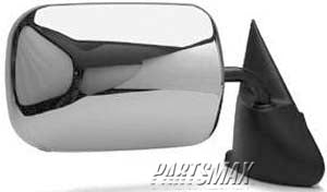 1321 | 1994-1997 DODGE RAM 2500 RT Mirror outside rear view manual; bright & black | CH1321115|CH1321115