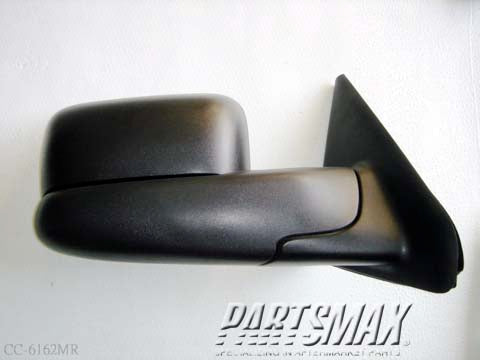 1321 | 2005-2009 DODGE RAM 2500 RT Mirror outside rear view Manual; w/Towing Pkg; Fold-Out; New Design | CH1321227|55077492AN