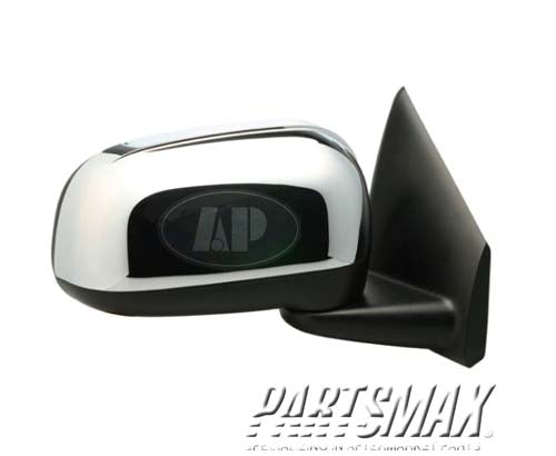1321 | 2007-2009 CHRYSLER ASPEN RT Mirror outside rear view Power; Heated; w/Memory; 6x9; Fold-Away; Chrome | CH1321288|55078074AK
