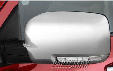 1321 | 2010-2010 DODGE RAM 2500 RT Mirror outside rear view Power; Heated; Black (Code GT6) | CH1321303|55372066AI