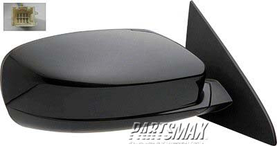 1710 | 2011-2011 CHRYSLER 200 RT Mirror outside rear view Sedan; Power; Heated; Black (Code X8); PTM; see notes | CH1321328|1SX881X8AB-PFM