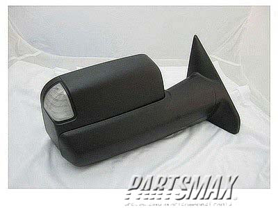 1321 | 2012-2013 RAM 1500 RT Mirror outside rear view Code GPG; Power; Trailer Tow Type; 6x9 Shell; Fold-Away; Textured | CH1321333|68143804AB