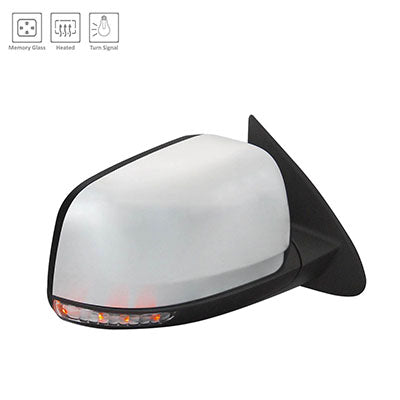 1321 | 2011-2019 DODGE DURANGO RT Mirror outside rear view w/Memory; w/o Blind Spot Detection; w/o Auto Dimming; Code GUN; Chrome | CH1321377|68237572AF-PFM