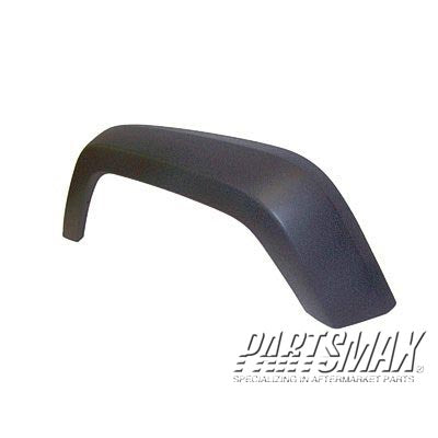 1768 | 2007-2017 JEEP WRANGLER LT Rear fender flare Textured Black | CH1768107|5KF17RXFAE