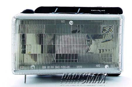 2502 | 1991-1996 DODGE DAKOTA LT Headlamp assy composite w/Aero package | CH2502105|55054715