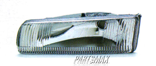 2502 | 1996-1997 EAGLE VISION LT Headlamp assy composite all | CH2502111|4856563