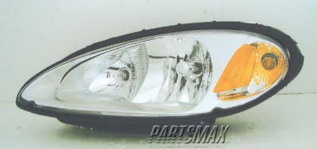 2502 | 2001-2005 CHRYSLER PT CRUISER LT Headlamp assy composite all | CH2502131|5288765AI