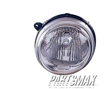 2502 | 2003-2004 JEEP LIBERTY LT Headlamp assy composite w/o socket or bulb; from 11/6/02 | CH2502146|55155809AB