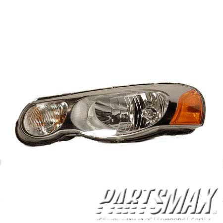 2502 | 2004-2006 CHRYSLER SEBRING LT Headlamp assy composite w/o headlamp leveling | CH2502150|4806037AF