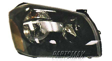 2502 | 2005-2007 DODGE MAGNUM LT Headlamp assy composite 2.7L|3.5L; Black Bezel | CH2502166|4805755AG