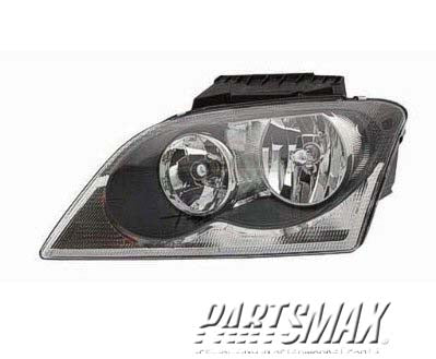 2502 | 2004-2006 CHRYSLER PACIFICA LT Headlamp assy composite Halogen; w/o Projector Type | CH2502168|4857851AE