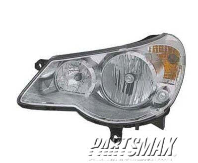 2502 | 2007-2010 CHRYSLER SEBRING LT Headlamp assy composite Type 1; Lens/Housing | CH2502178|5303747AG