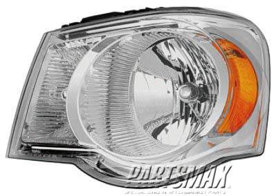 2502 | 2007-2009 CHRYSLER ASPEN LT Headlamp assy composite all | CH2502179|55078021AI
