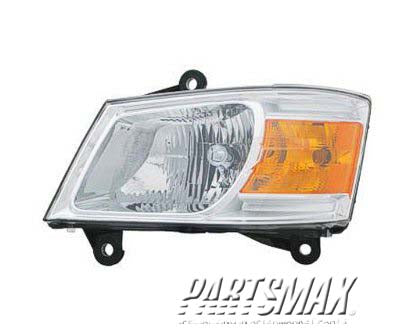 1150 | 2008-2010 DODGE GRAND CARAVAN LT Headlamp assy composite all | CH2502191|5113333AD