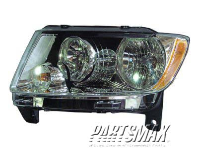 1150 | 2011-2013 JEEP GRAND CHEROKEE LT Headlamp assy composite Halogen | CH2502224|55079379AG