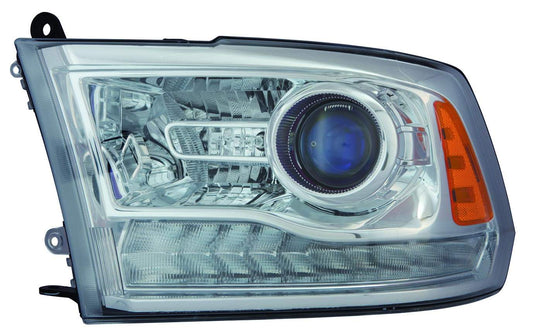 2502 | 2013-2015 RAM 3500 LT Headlamp assy composite Halogen; Projector Type; Chrome Bezel | CH2502244|68093217AD