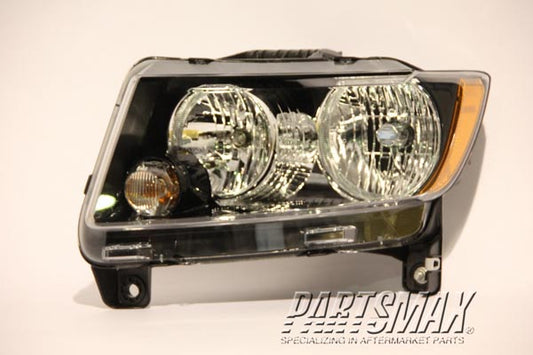 2502 | 2013-2017 JEEP COMPASS LT Headlamp assy composite Standard Type; Code LMB; w/Black Trim | CH2502246|68171215AC