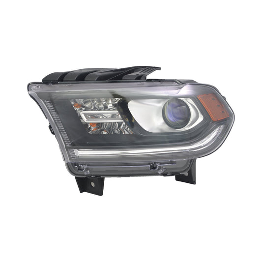 2502 | 2014-2015 DODGE DURANGO LT Headlamp assy composite Halogen; w/o LED Lamps; Black Trim | CH2502255|68184827AI