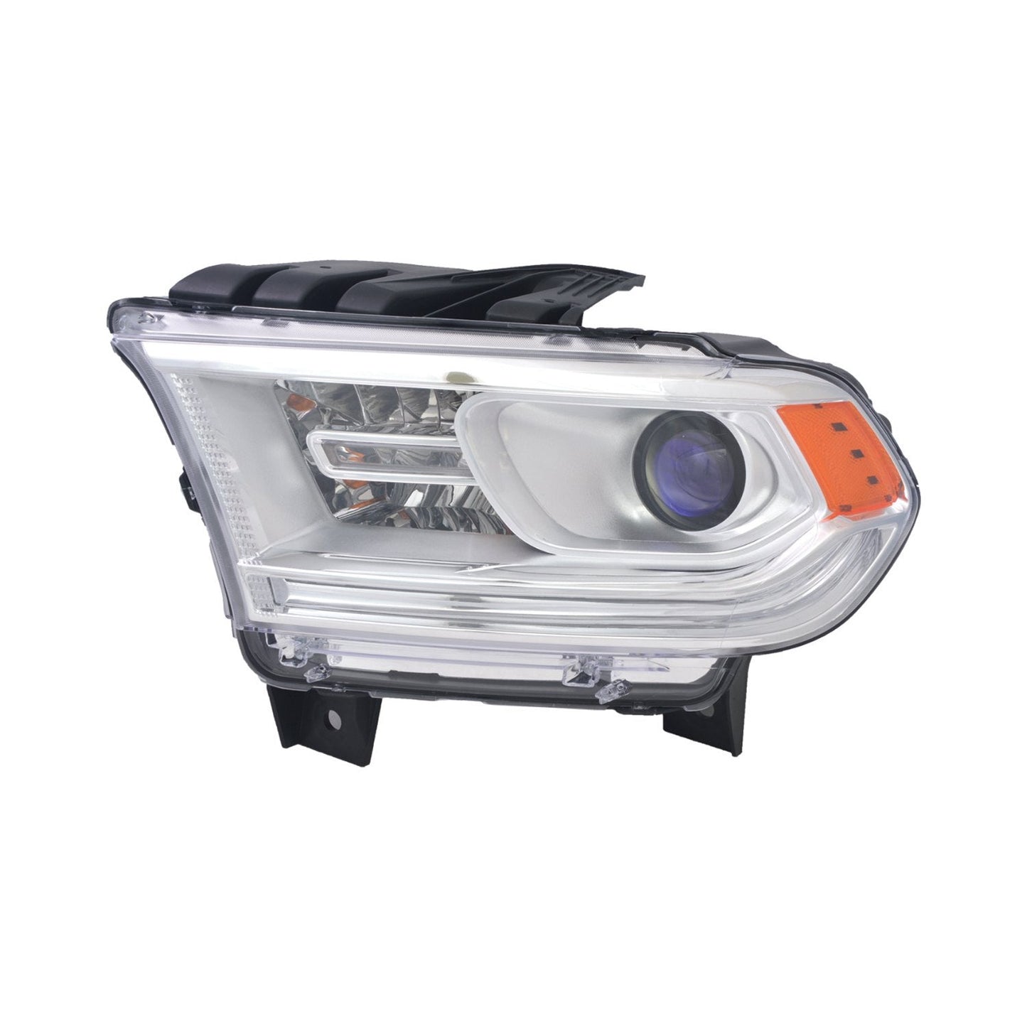 2502 | 2014-2015 DODGE DURANGO LT Headlamp assy composite Halogen; w/LED Lamps; Chrome Trim | CH2502257|68184823AL