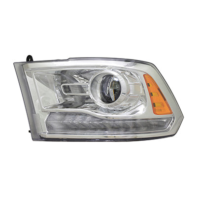 2502 | 2016-2018 RAM 2500 LT Headlamp assy composite HID; Quad Projector; Code LMC; Chrome | CH2502290|68324941AD