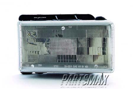 2503 | 1991-1996 DODGE DAKOTA RT Headlamp assy composite w/Aero package | CH2503105|55054714