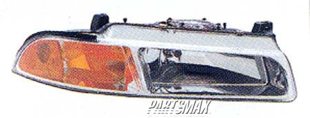 2503 | 1995-1996 CHRYSLER CIRRUS RT Headlamp assy composite improved beam pattern | CH2503112|4630872AB