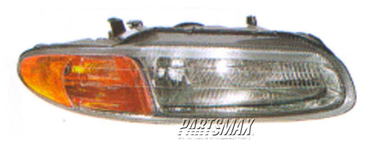 2503 | 1996-2000 CHRYSLER SEBRING RT Headlamp assy composite convertible | CH2503116|5263986AB