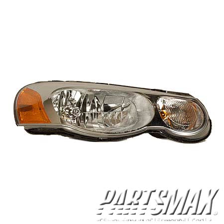 1160 | 2004-2006 CHRYSLER SEBRING RT Headlamp assy composite w/o headlamp leveling | CH2503150|4806036AF